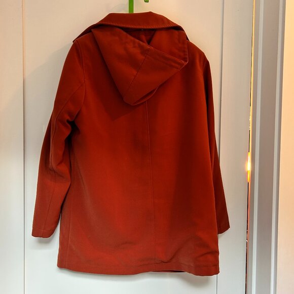 Calvin Klein Hooded Zip-Up Heavy Winter Coat Sz: Small - Picture 3 of 5